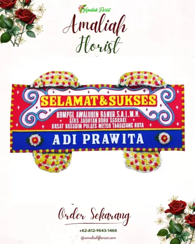 Karangan Bunga Ucapan Selamat di Sirongo Folaraha